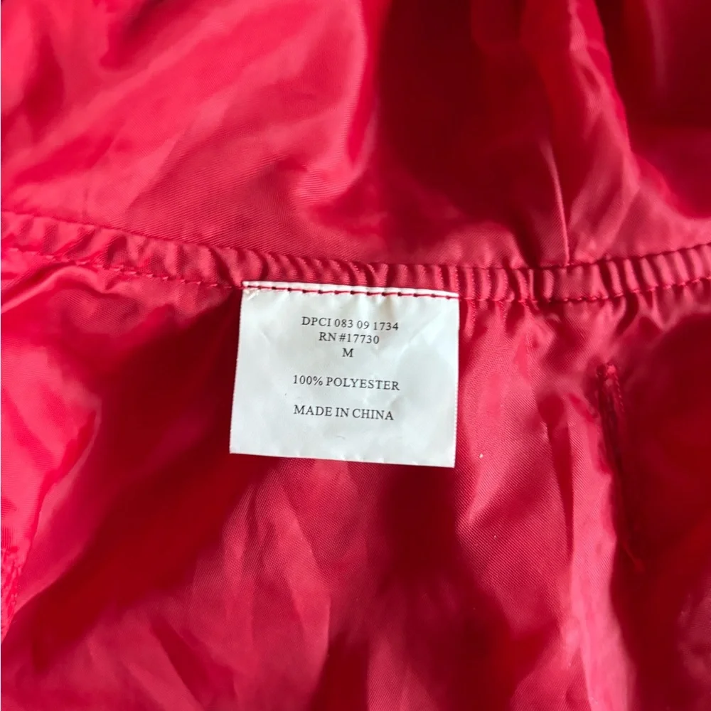 Santa suit fur trimmed Pom Pom faux belt costume size medium